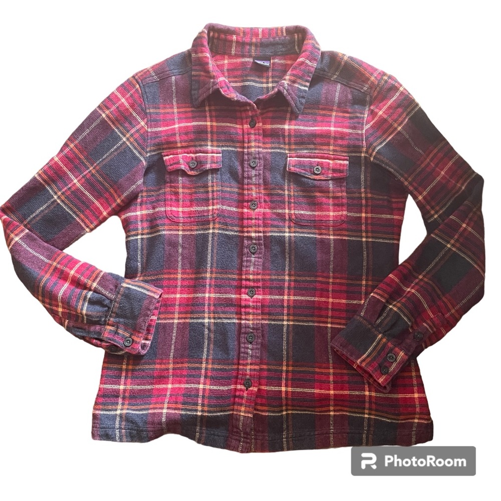 Patagonia Plaid Organic Cotton Flannel Long Sleeve Shirt